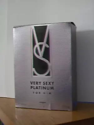 Victoria's Secret VERY SEXY PLATINUM MENS 3.4oz COLOGNE SPRAY New Imperfect Box • $115.95