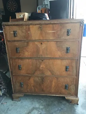 Chippendale Maple 4 Drawer  Dresser • $369