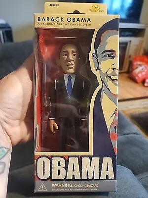 Barack Obama Action Figure We Can Believe In Jailbreak Toys In Original Box 2009 • $13