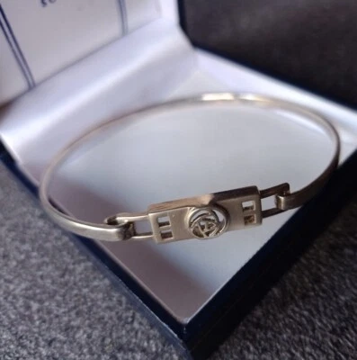 Vintage Sterling Silver Bracelet Bangle KIT HEATH 925 Glasgow Rose Mackintosh • £30