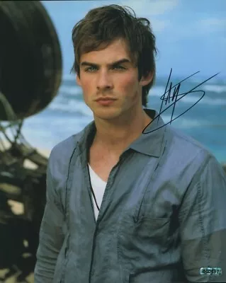 IAN SOMERHALDER Signed 8x10 Photograph Hologram COA • $36