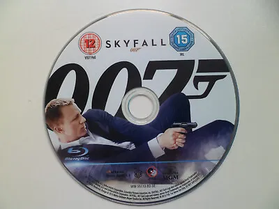 DISK ONLY 007 Skyfall  (Blu-ray 2013) James Bond Daniel Craig Brand New • £2.15
