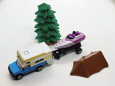 Micro Machines 1991 Outdoor Adventures Collection #1 Camper Tree Boat Trailer • $49.95