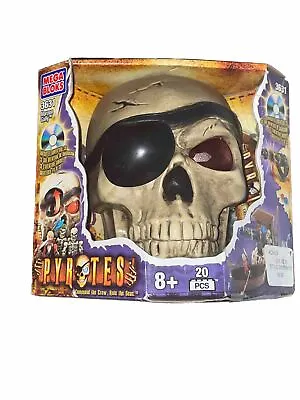 Rare MEGA BLOKS Pyrates Pirates # 3631 MAROON GALLY Skull Set  New In Box • $84.29
