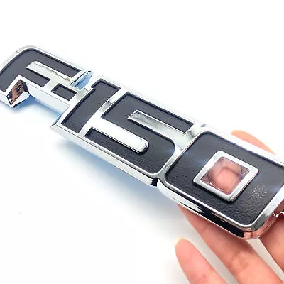 1PC F150 Rear Tailgate Emblem For F-150 09-14 Chrome Black Badge CL3Z-9942528-A • $17.99