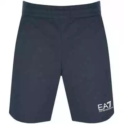 Shorts For Men's-Emporio Armani EA7 Sweat Short-New-Navy-XXL-Huge Sale-AUCTION • £11.99