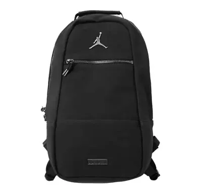 Jordan Collaborator Suede Backpack Nike School Travel Bag 13  Laptop Black • $57