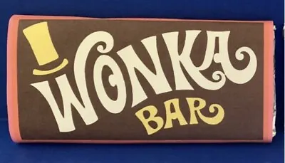 6” Wonka Milk Chocolate Bar W/ Golden Ticket • $14