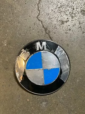 BMW OEM Hood Emblem Roundel Logo 82mm E60 E46 E39 E65 1 3 4 5 6 7 Series M F • $20