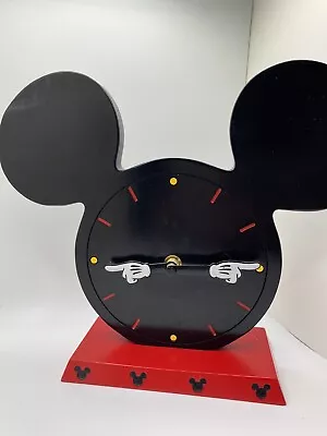 Vintage Disney Mickey Mouse Clock Table Clock • $5