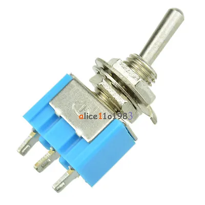 $2.66 • Buy 10PCS Mini 6A 125VAC SPDT MTS-102 3 Pin 2 Position On-on Toggle Switches Practic