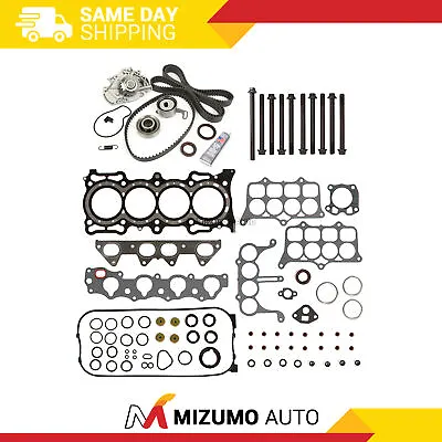 Head Gasket Set Timing Belt Kit Water Pump Fit 94-97 Honda F22B2 F22B6 • $144.95