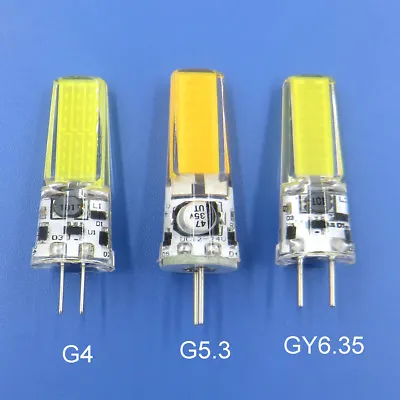 G4/G5.3/GY6.35(GX6.35) 5W LED Bulb 2508 COB DC12~24V AC12V White/Warm Crystal • $2.19