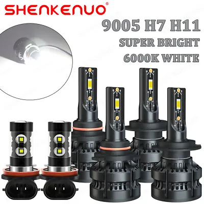 For Suzuki Grand Vitara 2006-2013 LED Headlight Fog Light Bulbs Kit 9005 H7 H11 • $48.95