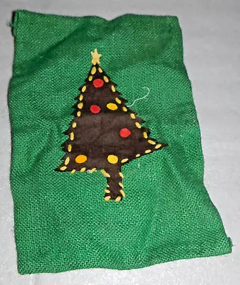 Christmas Felt Burlap Tree Hanging Handmade Decoration Stitched Ornaments Star • $8