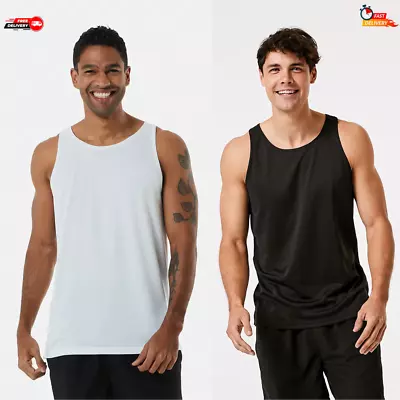 Men Gym Bodybuilding Stringer Tank Top Singlet Vest Sleeveless Racerback T-Shirt • $8.48