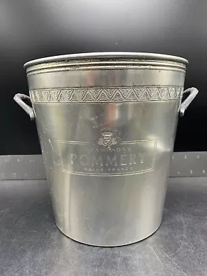 Pommery Champagne Bucket - Reims France -  Aluminum Ice Bucket 8  • £66.51