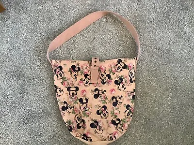 DISNEY Minnie Mouse Canvas Shoulder Tote Bag Approx. 30 X 30 X 7cm • £4.98