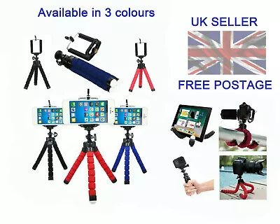 £5.49 • Buy Universal Mobile Phone Mini Tripod Octopus Style Sponge Stand For Camera/Phone 