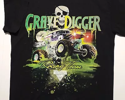 Grave Digger Racing Team Monster Jam Truck Medium Shirt • $24