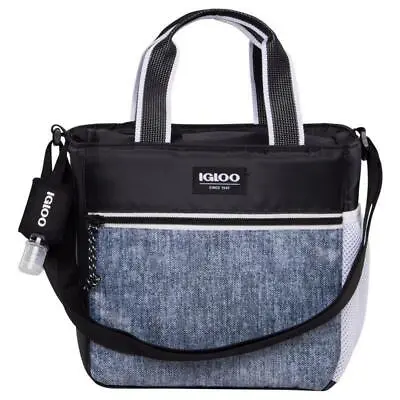 Igloo Urban Zip Gray 9 Cans Lunch Bag Cooler • $29.95