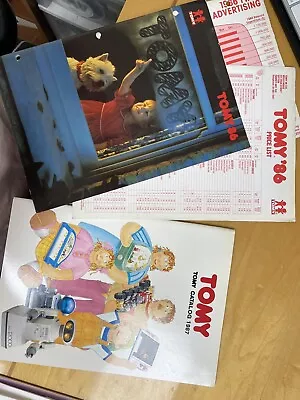 TOMY Toy Catalogs (set Of 2) 1986 & 1987 W/price & Ad Sched. R.A.T.S Zoids OMNI • $60