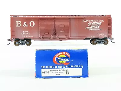 HO Scale Athearn 92452 B&O Baltimore & Ohio 50' Box Car #288348 Custom Weathered • $59.95