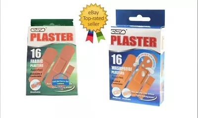 Waterproof Fabric Plasters BANDAGE Assorted Durable Breathable First Aid UK • £0.99