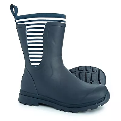 NIB Muck Boot Company Cambridge Mid Stripe Waterproof Insulated Rain Boots 8 M • $119