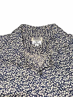 Vintage Maus & Hoffman Liberty Of London Floral Shirt Mens Size L Made In USA • $33.70