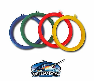 12 Williamson Wind On Rigged Fishing Lure Spool Leader Rig Wheel Organizer Lot • $26.99