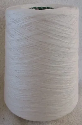 Yeoman Yarns Pure Cotton.  Full Cone 530g. Shade – White.  2 Ply Yarn  • £11