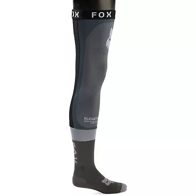 Fox Racing Flexair Knee Brace Offroad Socks Reinforced Heel Toe Ankle Tall Grey • $49.95