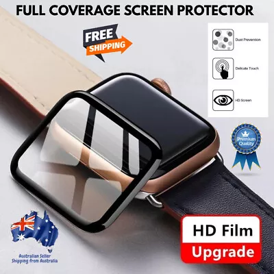 $3.99 • Buy Clear Screen Protector For Apple Watch IWatch Series 7 SE 6 5 4 3 45 41 44 40mm