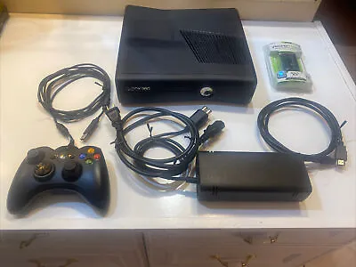 $120 • Buy Microsoft Xbox 360S Black 250GB SLIM Video Game Console System Bundle Set Kit