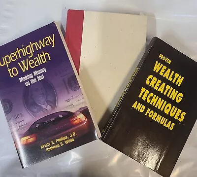 Lot Of 3-Millionaire Maker/ Proven Wealth Creating Technique/ Highway To Wealth • $12.99