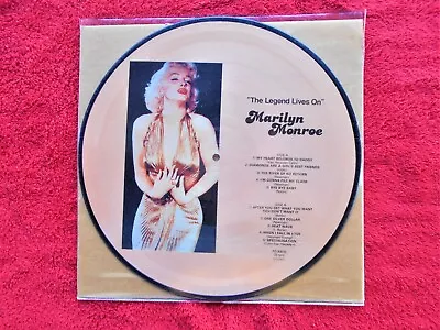 Marilyn Monroe     The Legend Lives On    Picture Disc Lp • $24.99