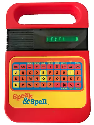 Speak & Spell Retro Electronic Learning Tool By Kahootz Works- SEE VIDEO CLIP • $17.99