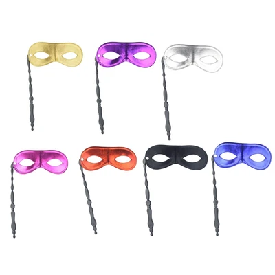 £4.55 • Buy Mask With Stick Birthday Prom Ball Photo Prop Half Face Mask For Ladies Men