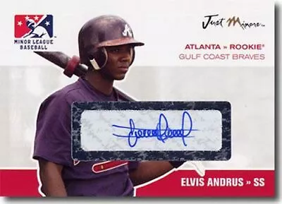 2006 ELVIS ANDRUS Rookie Autograph WHITE Auto RC #/200 • $11.99