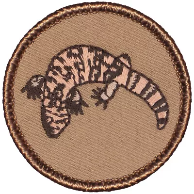 Gila Monster Patrol Patch - 2  Round Embroidered Patch • $4.49