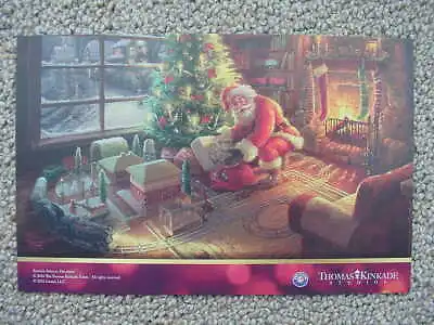 $2.75 • Buy Santa's Special Delivery, Thomas Kinkade Dealer Studios Promotional Postcard New