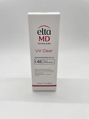 EltaMD UV Clear Facial Sunscreen SPF 46 1.7 Oz EXP 04/26 *New In Box* • $34.20
