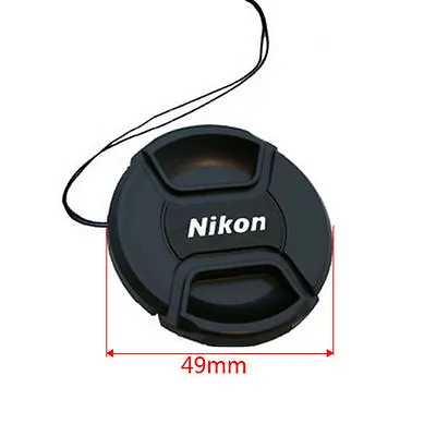 49mm Nikon Lens Cap Cover Keeper Front For Canon Nikon D5 D800 D3200 D5200 D7100 • $20.89