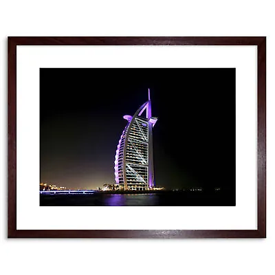 £14.99 • Buy Photo Dubai Building Burj Al Arab Framed Print 9x7 Inch