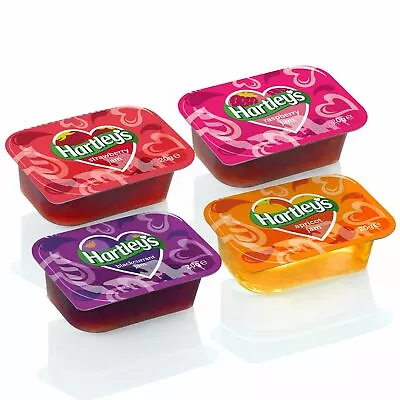 £29.99 • Buy 100 X Hartleys Assorted Flavour Jam Case - 20g Individual Portions
