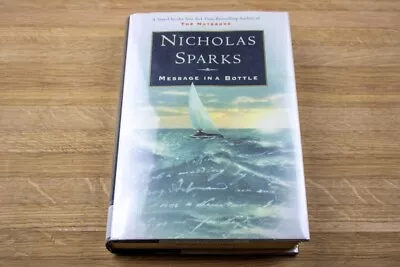 Message In A Bottle By Sparks Nicholas (Hardcover Ex-Library Book) • $14.99