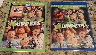 The Muppets (Blu-ray/DVD/ Digital Disc 3-Disc Set) Jason Segel Amy Adams **LN • $8.69