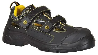 Portwest FC04 Compositelite ESD Tagus Hook Loop Breathable Safety Sandal Shoes  • £49.99