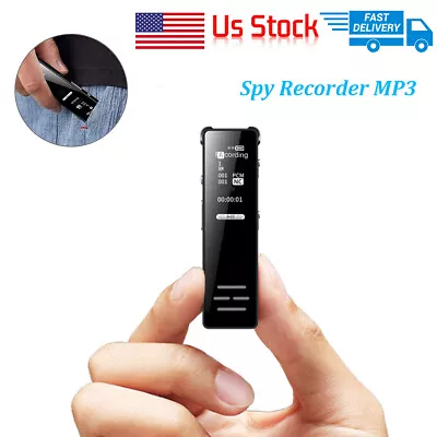 128G Spy Audio Recorder Digital Voice Activated Mini Sound Dictaphone MP3 Player • $18.04